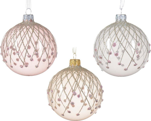 Palline per albero di Natale in vetro decorato oro, champagne e rosa da Ø 8 cm, confezione da 12 pezzi Casa e cucina/Decorazioni per interni/Addobbi e decorazioni per ricorrenze/Decorazioni natalizie/Addobbi e decorazioni/Palle e palline MagiediNatale.it - Altamura, Commerciovirtuoso.it