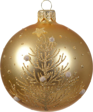 Palline per albero di Natale in vetro decorato oro da Ø 8 cm, confezione da 6 pezzi Casa e cucina/Decorazioni per interni/Addobbi e decorazioni per ricorrenze/Decorazioni natalizie/Addobbi e decorazioni/Palle e palline MagiediNatale.it - Altamura, Commerciovirtuoso.it