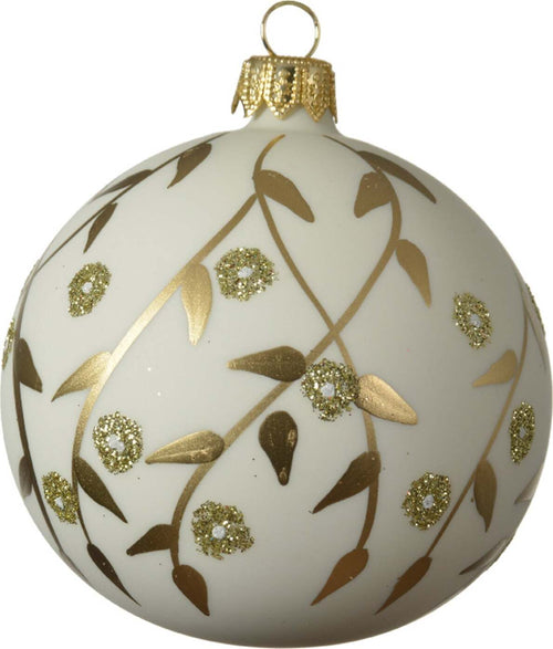 Palline per albero di Natale in vetro decorato oro da Ø 8 cm Casa e cucina/Decorazioni per interni/Addobbi e decorazioni per ricorrenze/Decorazioni natalizie/Addobbi e decorazioni/Palle e palline MagiediNatale.it - Altamura, Commerciovirtuoso.it