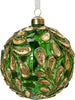 Palline per albero di Natale in vetro decorato oro e verde da Ø 10 cm, confezione da 2 pezzi Casa e cucina/Decorazioni per interni/Addobbi e decorazioni per ricorrenze/Decorazioni natalizie/Addobbi e decorazioni/Palle e palline MagiediNatale.it - Altamura, Commerciovirtuoso.it