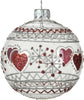 Palline per albero di Natale in vetro decorato rosso e argento da Ø 8 cm Casa e cucina/Decorazioni per interni/Addobbi e decorazioni per ricorrenze/Decorazioni natalizie/Addobbi e decorazioni/Palle e palline MagiediNatale.it - Altamura, Commerciovirtuoso.it