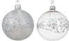 Palline per albero di Natale in vetro decorato trasparente da Ø 8 cm, confezione da 6 pezzi Casa e cucina/Decorazioni per interni/Addobbi e decorazioni per ricorrenze/Decorazioni natalizie/Addobbi e decorazioni/Palle e palline MagiediNatale.it - Altamura, Commerciovirtuoso.it