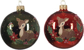 Palline per albero di Natale in vetro decorato verde e rosso da Ø 8 cm, confezione da 6 pezzi Casa e cucina/Decorazioni per interni/Addobbi e decorazioni per ricorrenze/Decorazioni natalizie/Addobbi e decorazioni/Palle e palline MagiediNatale.it - Altamura, Commerciovirtuoso.it
