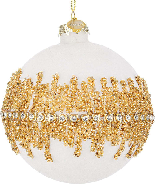 Palline per albero di Natale in vetro e poliammide decorate color Luxury Bianco Casa e cucina/Decorazioni per interni/Addobbi e decorazioni per ricorrenze/Decorazioni natalizie/Addobbi e decorazioni/Palle e palline MagiediNatale.it - Altamura, Commerciovirtuoso.it