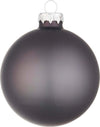 Palline per albero di Natale in vetro Grigio Scuro Opaco con pendaglio Tinta Unita Casa e cucina/Decorazioni per interni/Addobbi e decorazioni per ricorrenze/Decorazioni natalizie/Addobbi e decorazioni/Palle e palline MagiediNatale.it - Altamura, Commerciovirtuoso.it