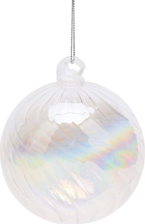 Palline per albero di natale in vetro iridescente pendaglio trasparente Casa e cucina/Decorazioni per interni/Addobbi e decorazioni per ricorrenze/Decorazioni natalizie/Addobbi e decorazioni/Palle e palline MagiediNatale.it - Altamura, Commerciovirtuoso.it