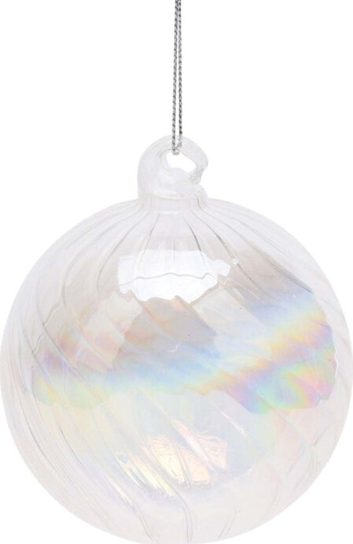 Palline per albero di natale in vetro iridescente pendaglio trasparente Casa e cucina/Decorazioni per interni/Addobbi e decorazioni per ricorrenze/Decorazioni natalizie/Addobbi e decorazioni/Palle e palline MagiediNatale.it - Altamura, Commerciovirtuoso.it