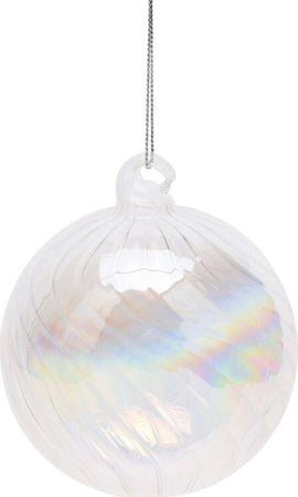 Palline per albero di natale in vetro iridescente pendaglio trasparente Casa e cucina/Decorazioni per interni/Addobbi e decorazioni per ricorrenze/Decorazioni natalizie/Addobbi e decorazioni/Palle e palline MagiediNatale.it - Altamura, Commerciovirtuoso.it