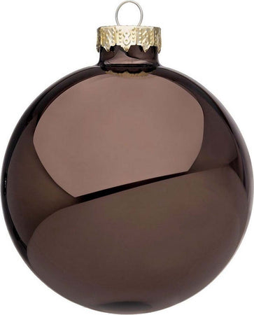 Palline per albero di natale in vetro Marrone Lucido da pendaglio Tinta Unita Casa e cucina/Decorazioni per interni/Addobbi e decorazioni per ricorrenze/Decorazioni natalizie/Addobbi e decorazioni/Palle e palline MagiediNatale.it - Altamura, Commerciovirtuoso.it