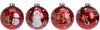 Palline per albero di natale in vetro Rosso da Ø 8 cm pendaglio decorato, 12 Pezzi Casa e cucina/Decorazioni per interni/Addobbi e decorazioni per ricorrenze/Decorazioni natalizie/Addobbi e decorazioni/Palle e palline MagiediNatale.it - Altamura, Commerciovirtuoso.it