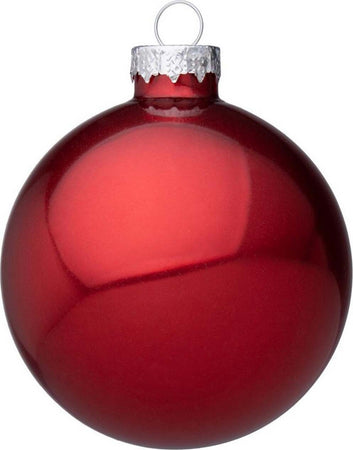 Palline per albero di natale in vetro Rosso Shimmer pendaglio Tinta Unita Casa e cucina/Decorazioni per interni/Addobbi e decorazioni per ricorrenze/Decorazioni natalizie/Addobbi e decorazioni/Palle e palline MagiediNatale.it - Altamura, Commerciovirtuoso.it