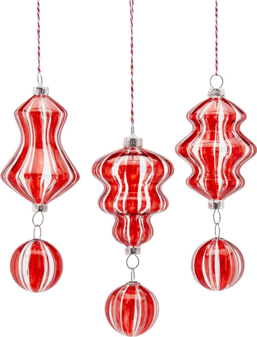 Palline per albero di Natale in vetro, rosso trasparente, confezione 3 pezzi, 18 cm Casa e cucina/Decorazioni per interni/Addobbi e decorazioni per ricorrenze/Decorazioni natalizie/Addobbi e decorazioni/Palle e palline MagiediNatale.it - Altamura, Commerciovirtuoso.it
