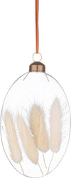Palline per albero di Natale in vetro trasparente con piume all'interno h 13 cm Casa e cucina/Decorazioni per interni/Addobbi e decorazioni per ricorrenze/Decorazioni natalizie/Addobbi e decorazioni/Palle e palline MagiediNatale.it - Altamura, Commerciovirtuoso.it