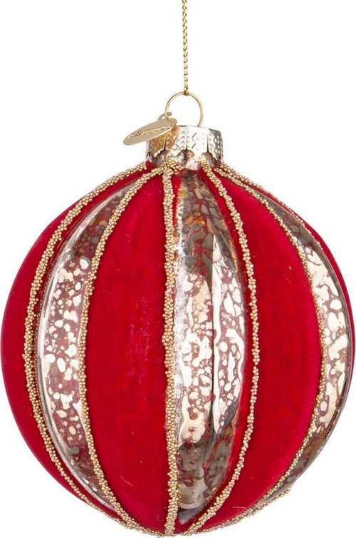 Palline per albero di natale in vetro Velours Rosso pendaglio Tinta Unita Casa e cucina/Decorazioni per interni/Addobbi e decorazioni per ricorrenze/Decorazioni natalizie/Addobbi e decorazioni/Palle e palline MagiediNatale.it - Altamura, Commerciovirtuoso.it
