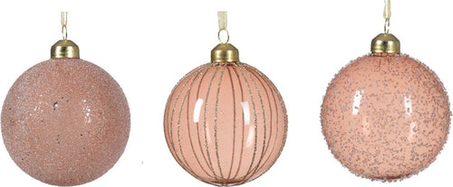Palline rosa decorazione per albero di natale da 8 cm, confezione da 3 pezzi Casa e cucina/Decorazioni per interni/Addobbi e decorazioni per ricorrenze/Decorazioni natalizie/Addobbi e decorazioni/Palle e palline MagiediNatale.it - Altamura, Commerciovirtuoso.it