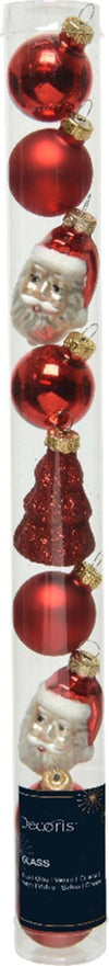 Palline rosse lucide, opache e glitterate con babbo natale e albero di natale da h 6 cm Casa e cucina/Decorazioni per interni/Addobbi e decorazioni per ricorrenze/Decorazioni natalizie/Addobbi e decorazioni/Palle e palline MagiediNatale.it - Altamura, Commerciovirtuoso.it
