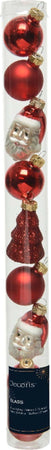 Palline rosse lucide, opache e glitterate con babbo natale e albero di natale da h 6 cm Casa e cucina/Decorazioni per interni/Addobbi e decorazioni per ricorrenze/Decorazioni natalizie/Addobbi e decorazioni/Palle e palline MagiediNatale.it - Altamura, Commerciovirtuoso.it