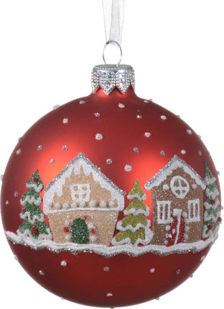 Palline rosse opache con paesaggio innevato decorazione per albero di natale da 8 cm, confezione da 6 pezzi Casa e cucina/Decorazioni per interni/Addobbi e decorazioni per ricorrenze/Decorazioni natalizie/Addobbi e decorazioni/Palle e palline MagiediNatale.it - Altamura, Commerciovirtuoso.it