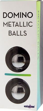 Palline Vaginali in Metallo Domino Metallic Balls - Silver Palline Vaginali In Metallo Argento Chiaro 20cm Salute e cura della persona/Erotismo e contraccezione/Sex toys/Palline vaginali Kondorama - Martinsicuro, Commerciovirtuoso.it
