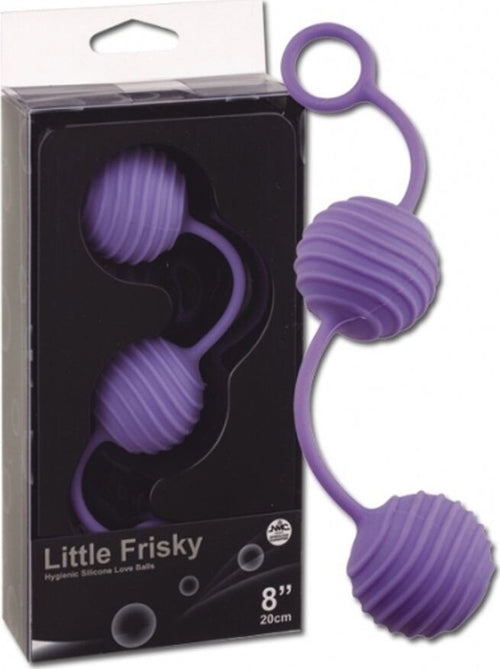 Palline Vaginali in Silicone Viola 20124 Little Frisky Purple morbide palline per vagina dildo vaginale impugnatura comoda 20cm Salute e cura della persona/Erotismo e contraccezione/Sex toys/Palline vaginali Kondorama - Martinsicuro, Commerciovirtuoso.it