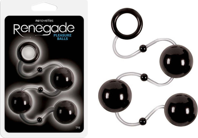 Palline Vaginali non vibranti Renegade Pleasure Balls Black Palline Vaginali In TPR Nero pallina diametro 38mm Salute e cura della persona/Erotismo e contraccezione/Sex toys/Palline vaginali Kondorama - Martinsicuro, Commerciovirtuoso.it