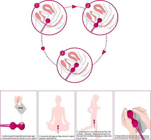 Palline Vaginali Realgoos® Lifelike Toys Palline Vaginali Love Kegel Ben Wa Geisha Balls Salute e cura della persona/Erotismo e contraccezione/Sex toys/Palline vaginali Kondorama - Martinsicuro, Commerciovirtuoso.it