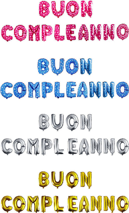 Palloncini Di Buon Compleanno Per Festa Party Decorazione Striscione Gonfiabile Casa, arredamento e bricolage > Prodotti per Feste > Festoni e Palloncini Trade Shop italia - Napoli, Commerciovirtuoso.it