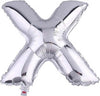 Palloncino-Gonfiabile-Elio-Lettera-X-Argento-35-Cm-Compleanno-Festa-Party-Casa