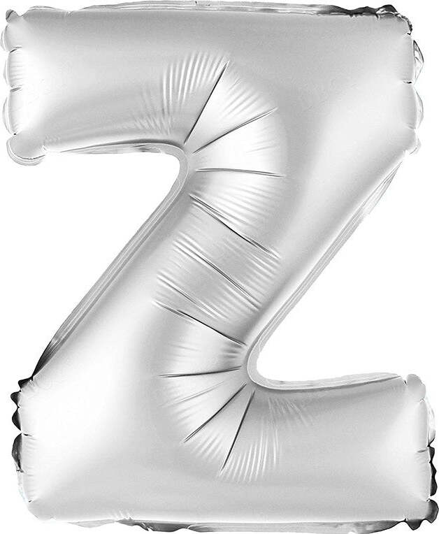 Palloncino in alluminio numero argento 35 cm Palloncino in alluminio numero argento 35 cm