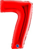 Palloncino-Mylar-40''-(100CM)-Numero-7-Red