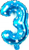 Palloncino Numero 3 Azzurro Stelle Bianche 35cm Elio Decorazione Party Festa Casa e cucina/Hobby creativi/Materiali per hobby creativi/Forniture per feste/Articoli per feste e compleanni per bambini/Decorazioni/Palloncini Trade Shop italia - Napoli, Commerciovirtuoso.it