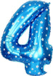 Palloncino Numero 4 Azzurro Stelle Bianche 35cm Elio Decorazione Party Festa Casa, arredamento e bricolage > Prodotti per Feste > Festoni e Palloncini Trade Shop italia - Napoli, Commerciovirtuoso.it