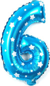 Palloncino Numero 6 Azzurro Stelle Bianche 35cm Elio Decorazione Party Festa Casa, arredamento e bricolage > Prodotti per Feste > Festoni e Palloncini Trade Shop italia - Napoli, Commerciovirtuoso.it