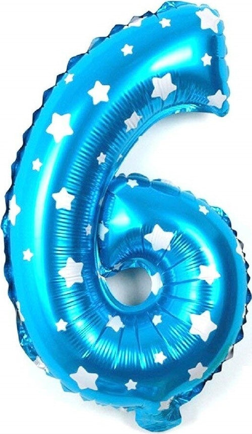 Palloncino Numero 6 Azzurro Stelle Bianche 35cm Elio Decorazione Party Festa Casa, arredamento e bricolage > Prodotti per Feste > Festoni e Palloncini Trade Shop italia - Napoli, Commerciovirtuoso.it