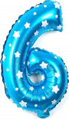 Palloncino Numero 6 Azzurro Stelle Bianche 35cm Elio Decorazione Party Festa Casa e cucina/Hobby creativi/Materiali per hobby creativi/Forniture per feste/Decorazioni/Palloncini Trade Shop italia - Napoli, Commerciovirtuoso.it
