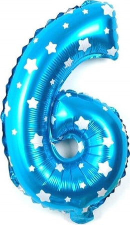 Palloncino Numero 6 Azzurro Stelle Bianche 35cm Elio Decorazione Party Festa Casa e cucina/Hobby creativi/Materiali per hobby creativi/Forniture per feste/Decorazioni/Palloncini Trade Shop italia - Napoli, Commerciovirtuoso.it