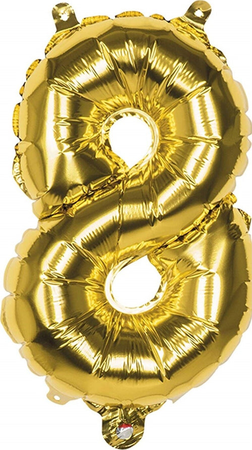 Palloncino Numero 8 Oro 35cm Elio Decorazione Compleanno Party Festa Casa, arredamento e bricolage > Prodotti per Feste > Festoni e Palloncini Trade Shop italia - Napoli, Commerciovirtuoso.it