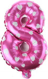 Palloncino Numero 8 Rosa Cuori Cuoricini 35cm Elio Decorazione Party Festa Casa e cucina/Hobby creativi/Materiali per hobby creativi/Forniture per feste/Decorazioni/Palloncini Trade Shop italia - Napoli, Commerciovirtuoso.it