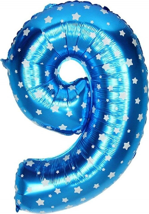 Palloncino Numero 9 Azzurro Stelle Bianche 35cm Elio Decorazione Party Festa Casa, arredamento e bricolage > Prodotti per Feste > Festoni e Palloncini Trade Shop italia - Napoli, Commerciovirtuoso.it