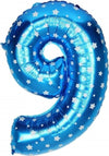 Palloncino Numero 9 Azzurro Stelle Bianche 35cm Elio Decorazione Party Festa Casa e cucina/Hobby creativi/Materiali per hobby creativi/Forniture per feste/Decorazioni/Palloncini Trade Shop italia - Napoli, Commerciovirtuoso.it