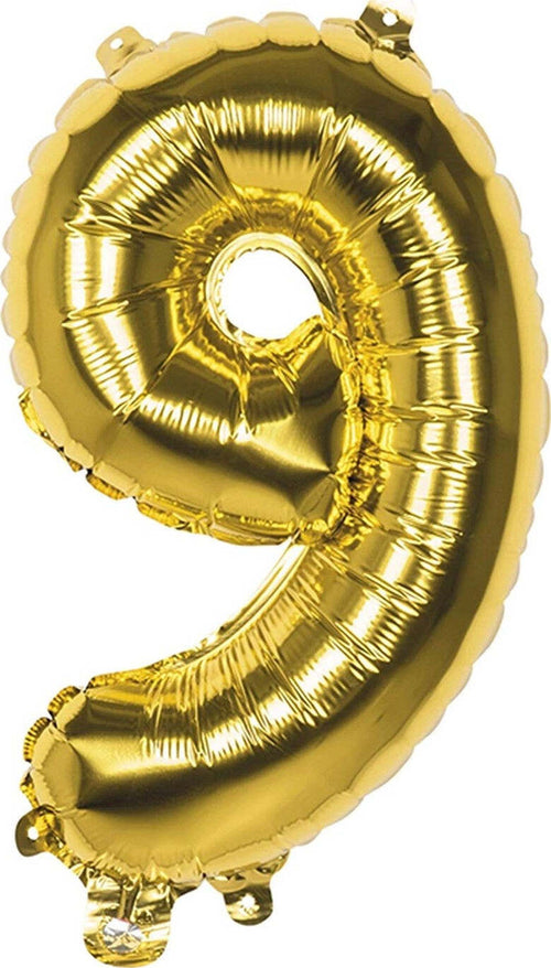 Palloncino Numero 9 Oro 35cm Elio Decorazione Compleanno Party Festa Casa, arredamento e bricolage > Prodotti per Feste > Festoni e Palloncini Trade Shop italia - Napoli, Commerciovirtuoso.it
