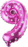 Palloncino Numero 9 Rosa Cuori Cuoricini 35cm Elio Decorazione Party Festa Casa e cucina/Hobby creativi/Materiali per hobby creativi/Forniture per feste/Decorazioni/Palloncini Trade Shop italia - Napoli, Commerciovirtuoso.it