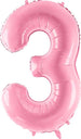 Palloncino PartyDeco Numero - 3 - Rosa  -  86 cm Casa e cucina/Hobby creativi/Materiali per hobby creativi/Forniture per feste/Articoli per feste e compleanni per bambini/Decorazioni/Palloncini La Casa Del Bebè - Napoli, Commerciovirtuoso.it