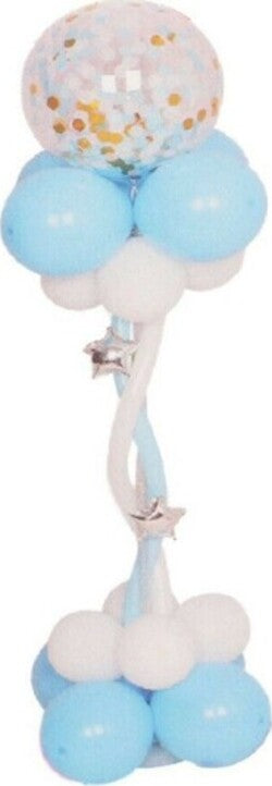 Folat Palloncino Numero 9 In Alluminio Bianco Metallizzato Opaco - 86 Cm Per Compleanni E Feste - 5