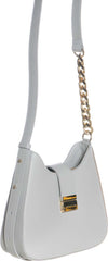 Palma---Borsa-a-spalla-Avorio-da-Donna-in-Pelle