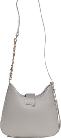 Palma---Borsa-a-spalla-Grigio-da-Donna-in-Pelle