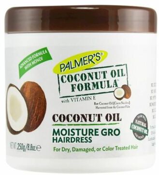 Palmer's Coconut Oil Formula Moisture Gro Hairdress with Vitamin 'e' 250 G Olio Di Cocco per Capelli Secchi Crespi E Ricci