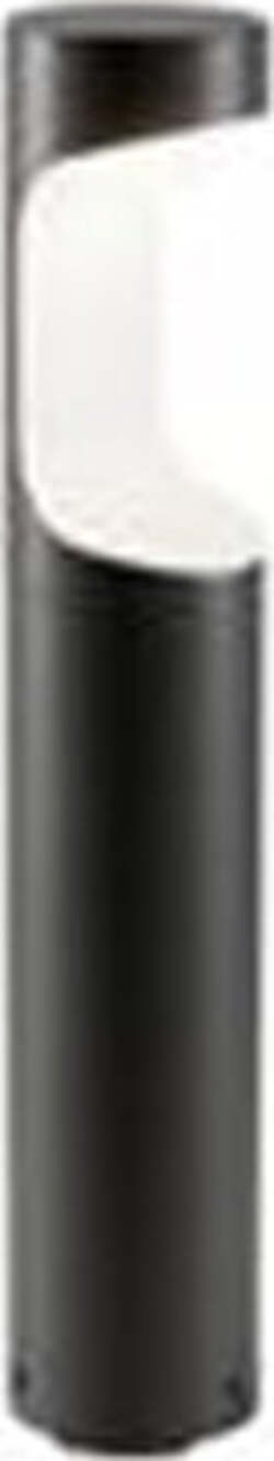 Palo-Basso-Da-Esterno-Cobra-Alluminio-E-Termoplastica-Grigio-Led-9W-4000K