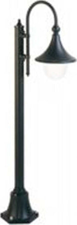 Palo-Basso-Da-Esterno-H135Cm-Lampara-Alluminio-E-Termoplastica-Nero-1-Luce-E27