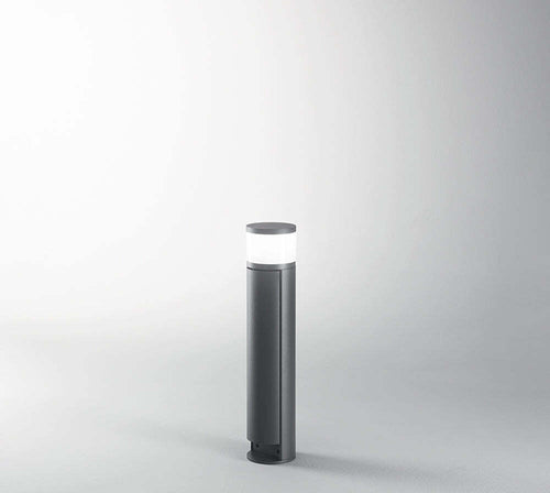 Palo-Da-Esterno-In-Alluminio-Moderno-Espina-Grigio-2-Luci